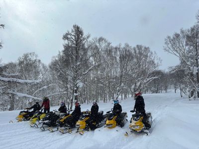 Snowmobile tour