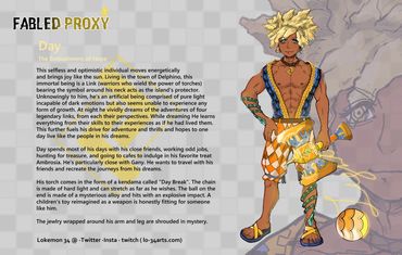 A more rendered look at Day, rpg protagonist rarely uses natural hairstyles. I want to change that.