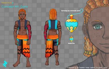 A fellow companion of Day to further shows the island's fashion sense.