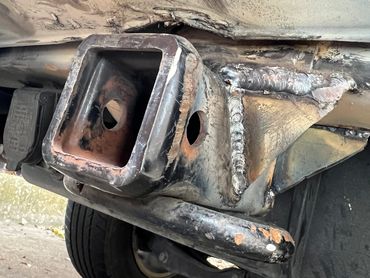 trailer hitch fabrication, trailer hitch customization, trailer hitch welding
