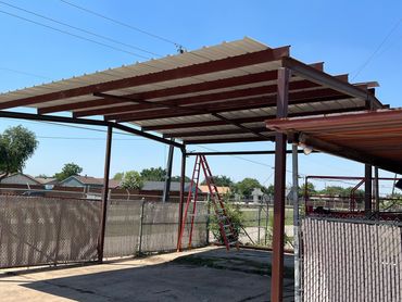 awning, covered parking