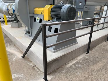 steel barricade, metal barricade, steel railings, metal railings