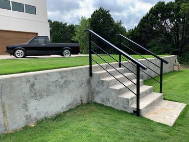 stair railings, metal stair railings, modern stair railings, modern stair handrails