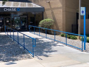 steel handrails, metal handrails, steel railings, metal railings