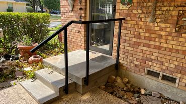 steel stair handrails, metal stair handrails, steel stair railings, metal stair railings