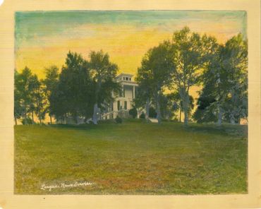 Aventine (in color) on the eminence in the early 1900's where the Mimslyn Inn now sits.