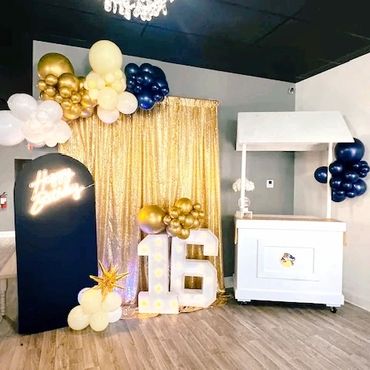 Disney Belle themed Sweet 16 at Suite Events Venue in Broken Arrow.