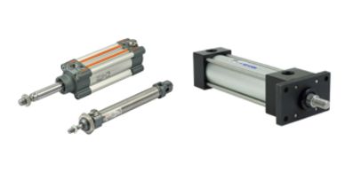 hydraulic cylinders for linear motion and air cylinders for fluid power technology