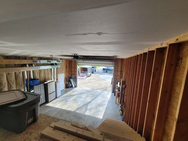 After taping & mudding