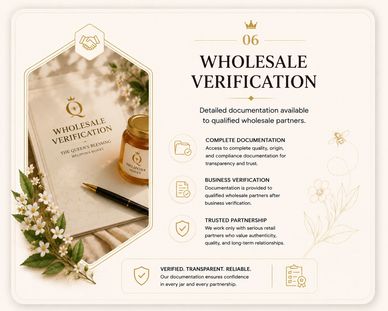 Wholesale verification for authentic Melipona honey with trusted sourcing and quality documentation
