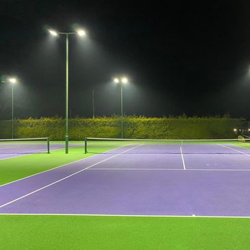 A tennis court