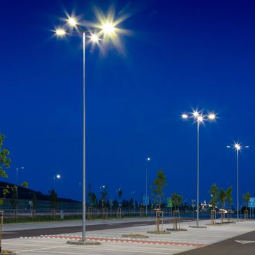 High street lamps