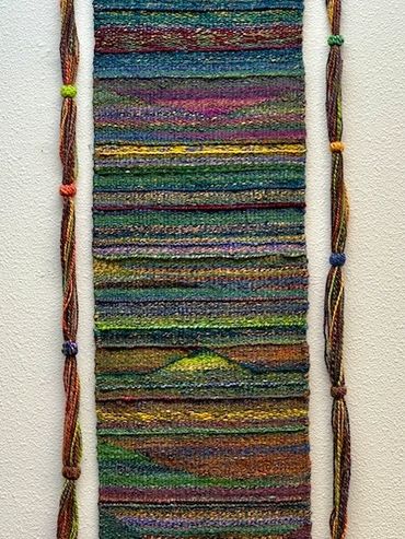 summer colors tapestry wool weaving