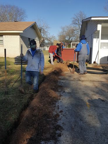 French drain. Elevation. Drainage. ADS. Water. Water management.