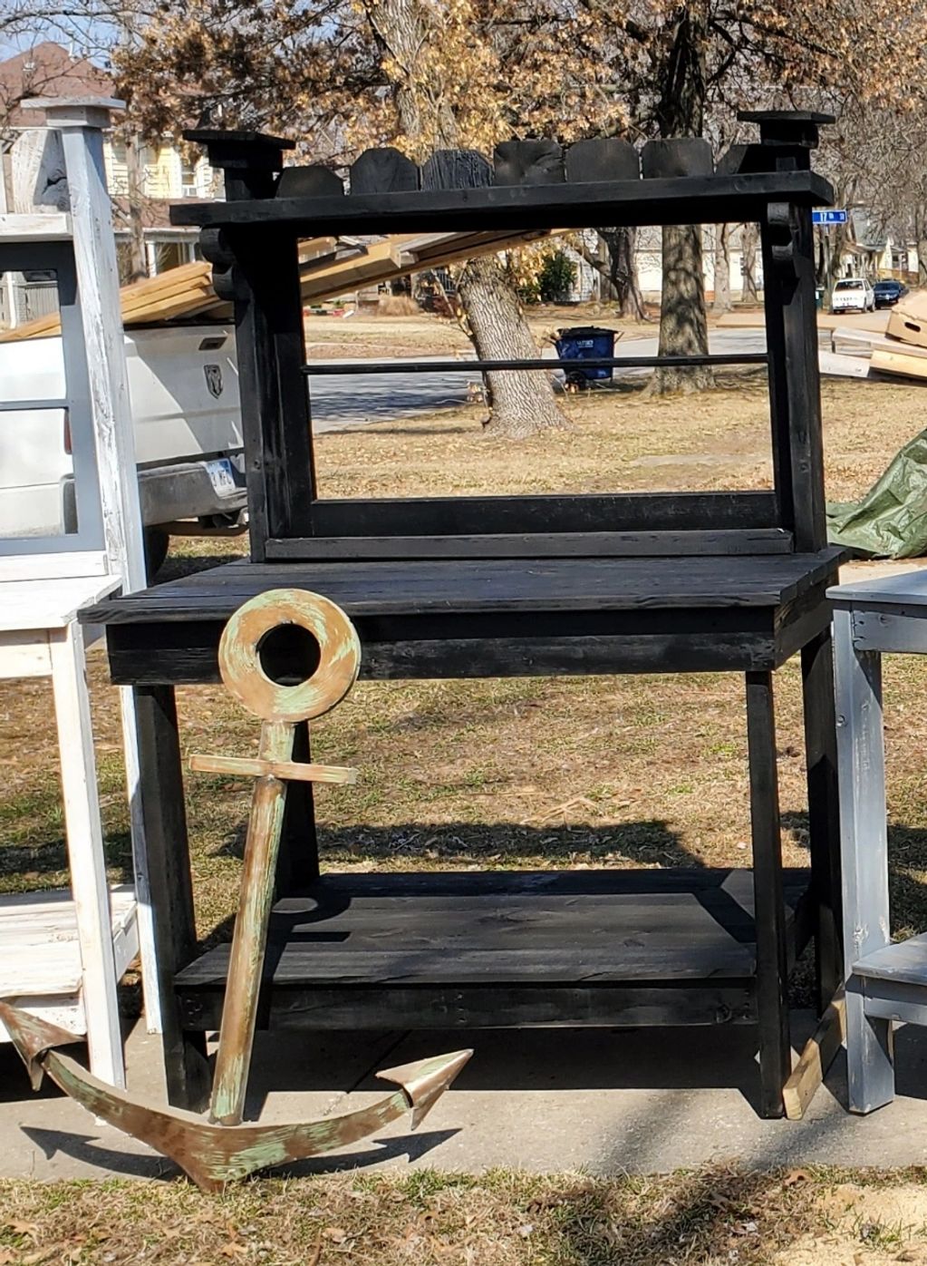 Garden Bench - Coffee Bar TomsTradingpost.com