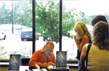 A book signing at Barnes & Noble