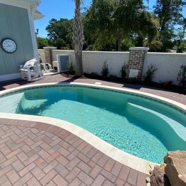 Gunite Pool and Water Feature