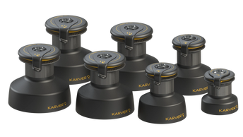 Four speed winches, Pontos winches, Karver winches, compact winches, fast winches, power winches