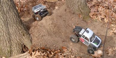 RC vehicle crawling course in Granger, IN at RC Fun Park