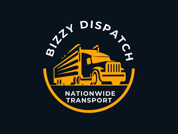 Bizzy Dispatch Black and Gold Logo