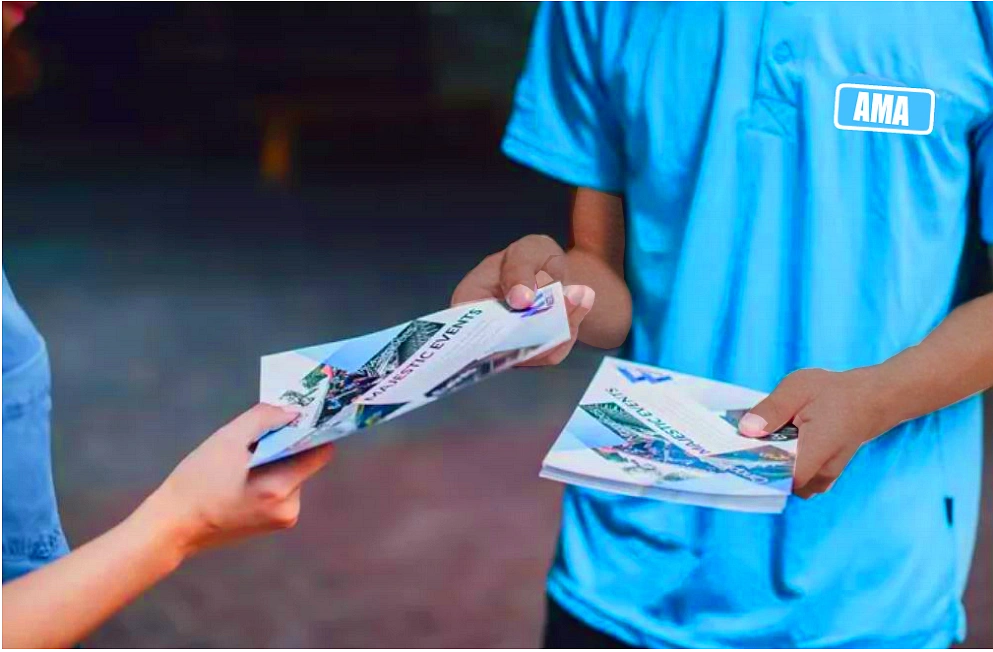 Flyer handout service