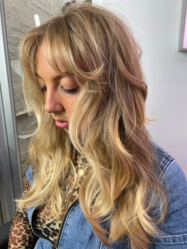 Blonde hair