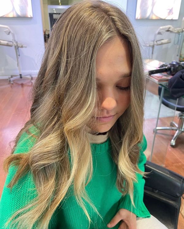 Girl with blonde