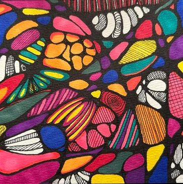 Restorative Art Class - Neurographic Art