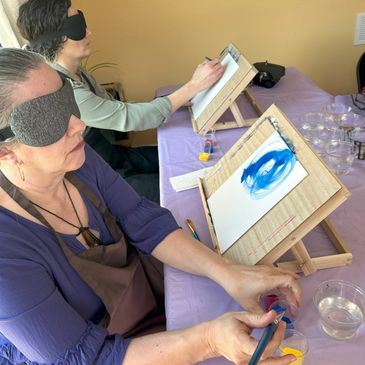 Restorative Art Class - Painting by Sense
