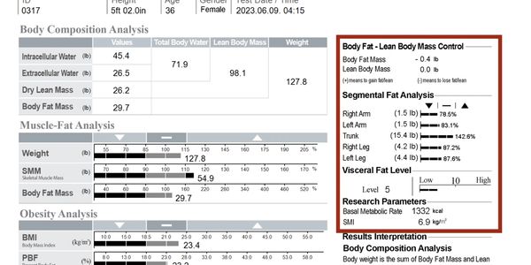 Get recommendations on how much weight to lose and caloric intake.