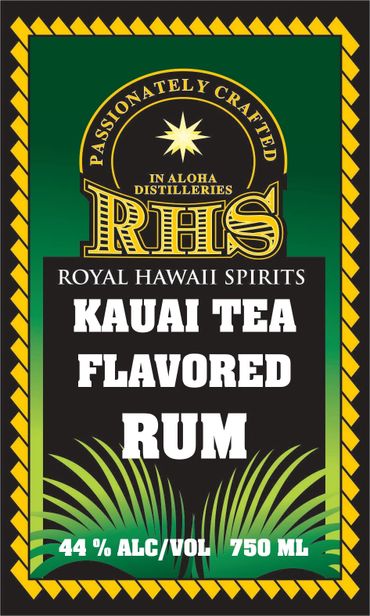 Kauai Tea flavored Rum Based on Kauai Coffee Recipe by Uncle Karl from RHS Distillery