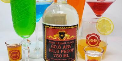 808 Pono Hawaiian Punch by RHS LLC Royal Hawaiian Distillery Honolulu Kalihi, Island of Oahu , USA