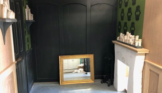 Set design construction.