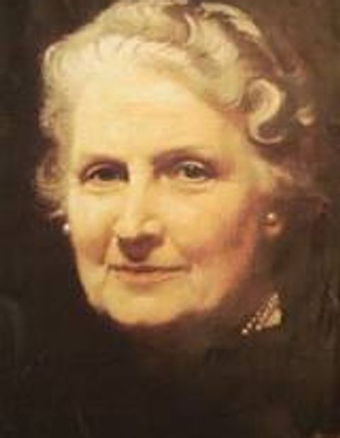 Portrait of Maria Montessori