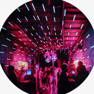 Iluminación en fiesta