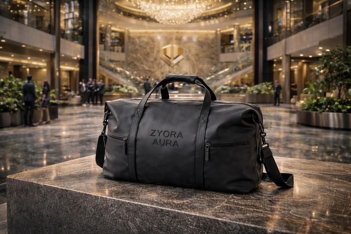 Zyora Aura premium bag with handcrafted stitching.
