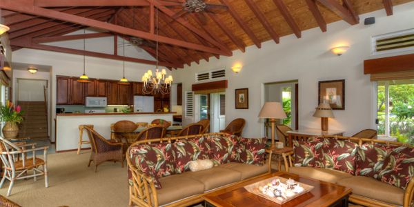 Poipu Beach Vacation Rental Home great room
