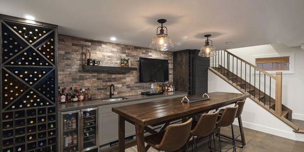 Basement bar