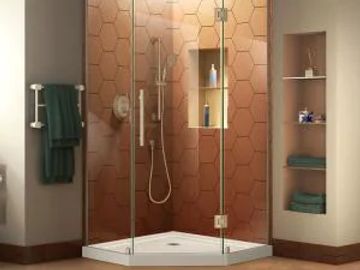 corner shower