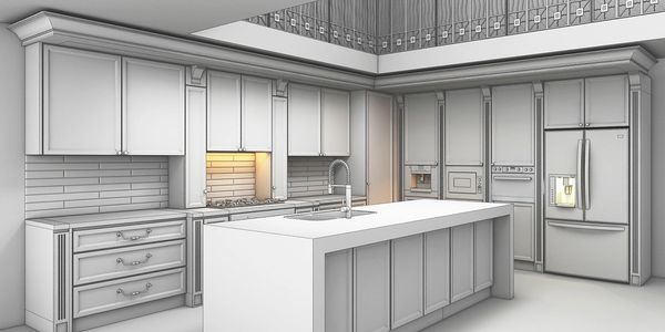 We will make a 3D design of your desire kitchen with the measurements you provide us to your perfect