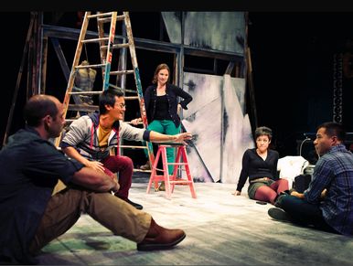 Wiley Naman Strasser, Ogie Zulueta, Charisse Loriaux, Anna Ishida, & Will Dao in 100 Flowers Project