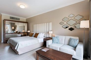 Luxury hotel guest room