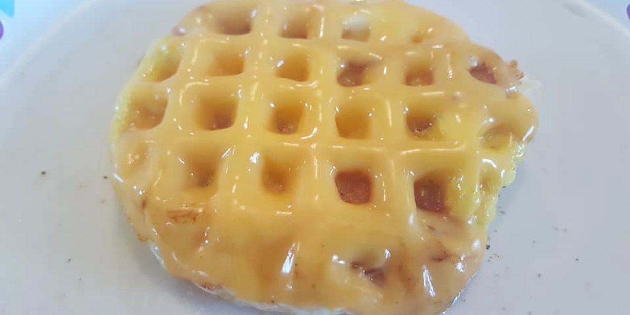 Bacon Egg and Cheese Waffle BEChaffle