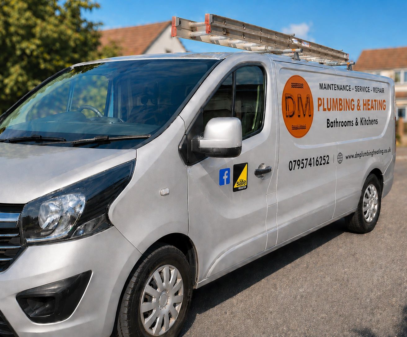 DM Plumbing & Heating Van, Whitehall, Bristol