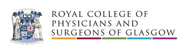 Logo of the Royal College of Physicians and Surgeons of Glasgow with coat of arms.