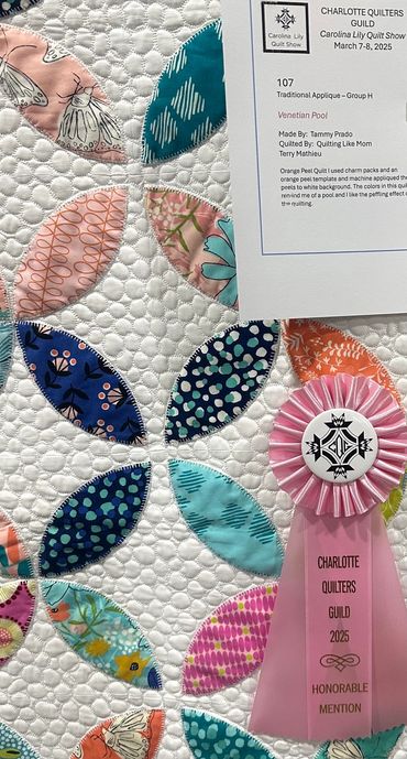 We are proud to have won a honorable mention with this beautiful piece this year!