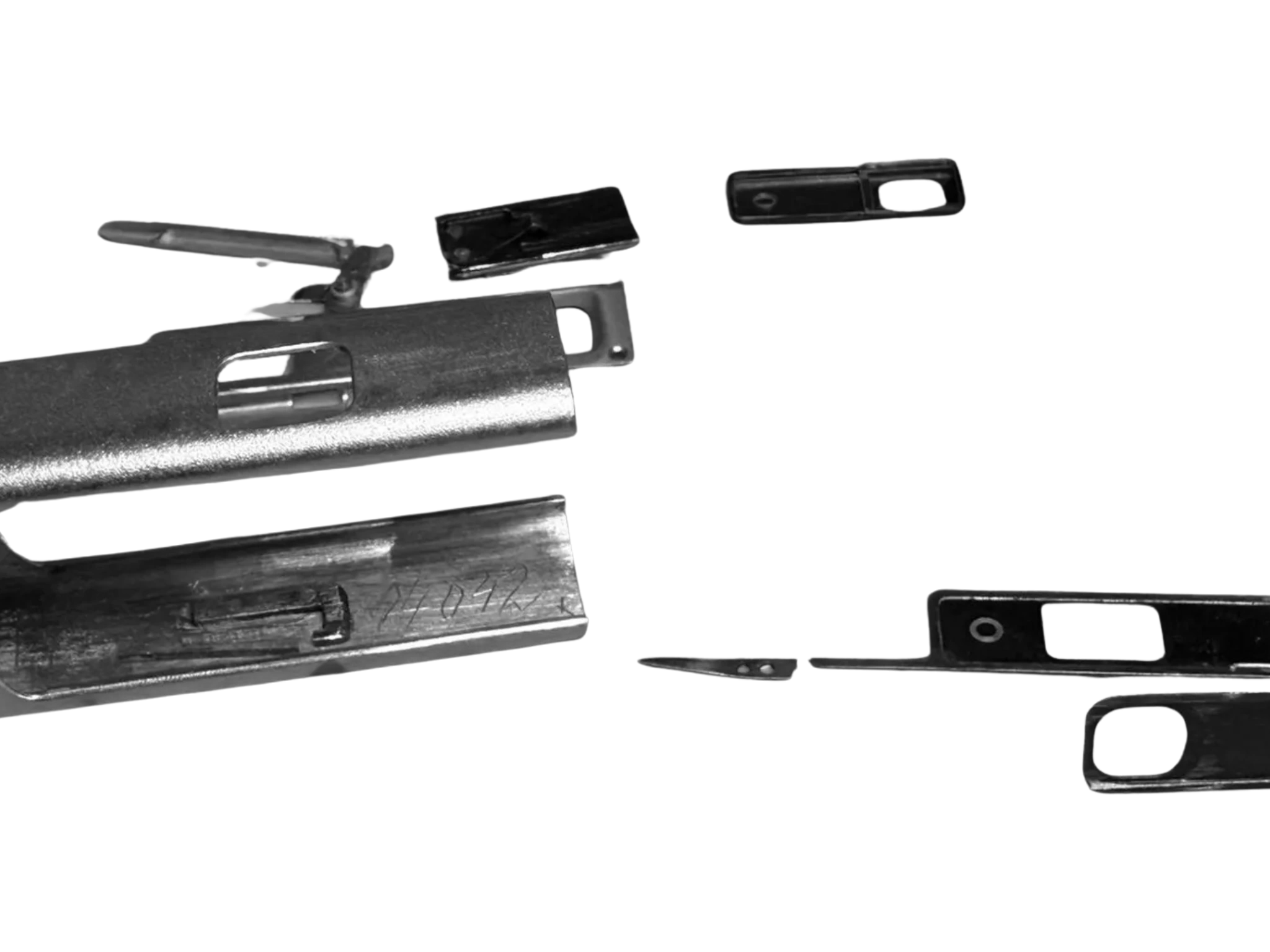 Note the broken shutter arm