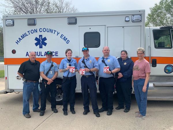 EMS week recognition; Elks Lodge donates lunch to first responders all week