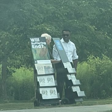 jehovahs Witness speaks to me about how they are paid by WeCARE companies to wait for white gay men,