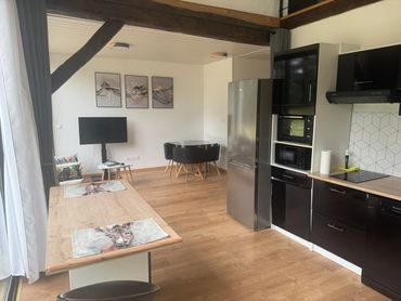 cuisine partagée équipée en coliving